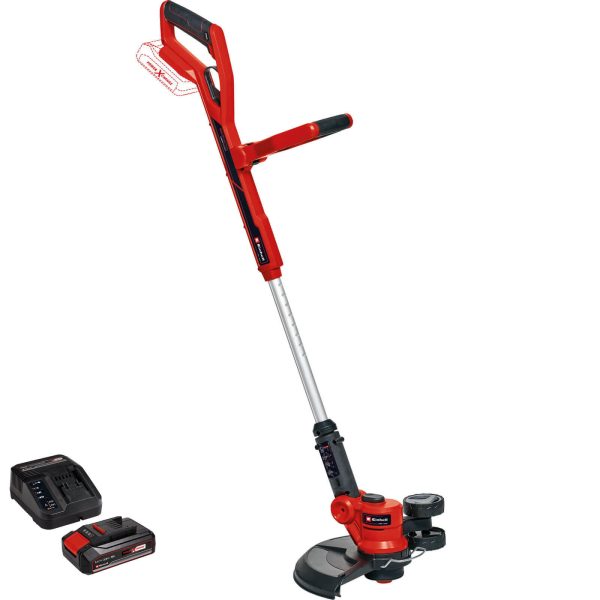 Einhell GE-CT 18/30 Li 18v Cordless Telescopic Grass Trimmer and Edger 300mm 1 x 2.5ah Li-ion Charger