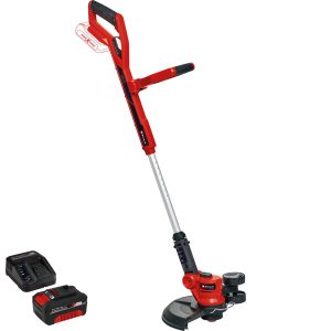 Einhell GE-CT 18/30 Li 18v Cordless Telescopic Grass Trimmer and Edger 300mm 1 x 4ah Li-ion Charger