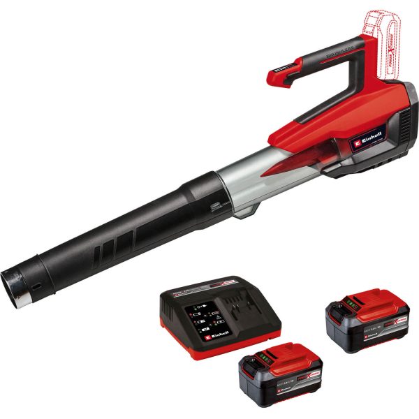 Einhell Professional GE-LB 18/200 Li E 18v Cordless Brushless Axial Leaf Blower 2 x 5.2ah Li-ion Charger