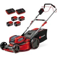 Einhell Professional GP-CM 36/52 S Li BL 36v Cordless Steel Deck Self Propelled Rotary Lawnmower 520mm 4 x 5.2ah Li-ion Charger