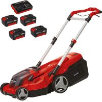Einhell Professional RASARRO 36/38 36v Cordless Brushless Rotary Lawnmower 380mm 4 x 4ah Li-ion Twin Battery Charger