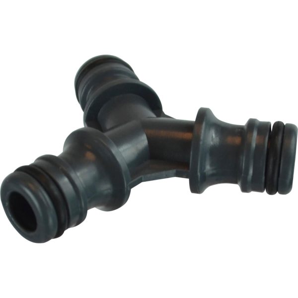 Faithfull Plastic Y Hose Connector 1/2" / 12.5mm Pack of 1