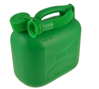 Green 5 Litre Plastic Fuel Can