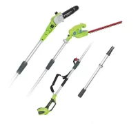 Greenworks 40V Cordless Long Reach Hedge Trimmer & Pruner (Tool only)