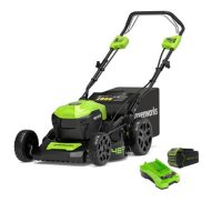 Greenworks 40V Greenworks 40V 46cm Lawnmower with 4Ah Battery & Charger