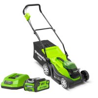 Greenworks 40V Greenworks G40LM35K2 35cm Lawnmower with 40V/2Ah Battery and Charger