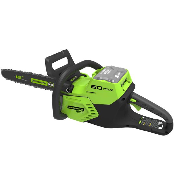 Greenworks GD60CS 60v Cordless Brushless Chainsaw 400mm