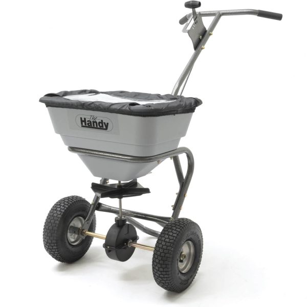 Handy THS70HDUTY Heavy Duty Push Feed, Grass and Salt Broadcast Spreader 31.75kg