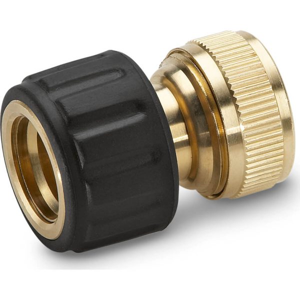 Karcher Brass Garden Hose Connector 1/2" / 12.5mm Pack of 1