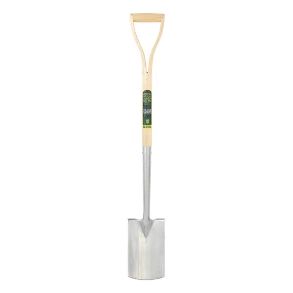 Kew Gardens Treaded Stainless Steel Border Spade