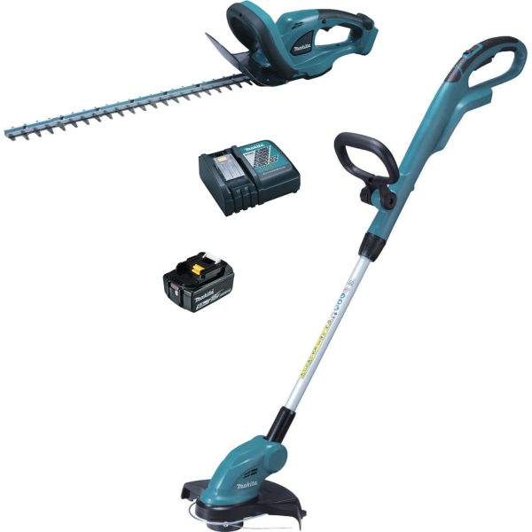 Makita 18v LXT Cordless Grass and Hedge Trimmer Kit