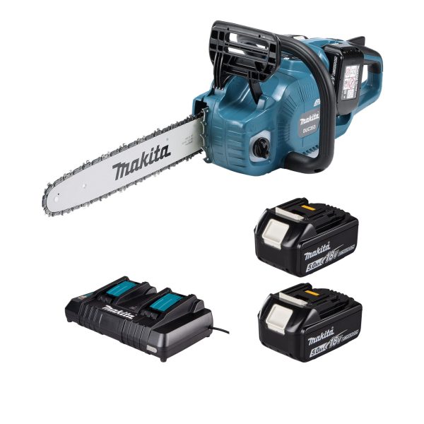 Makita DUC353 Twin 18v LXT Cordless Brushless Chainsaw 350mm