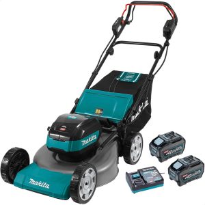 Makita LM002G 40v Max XGT Cordless Brushless Lawnmower 530mm 2 x 5ah Li-ion Charger