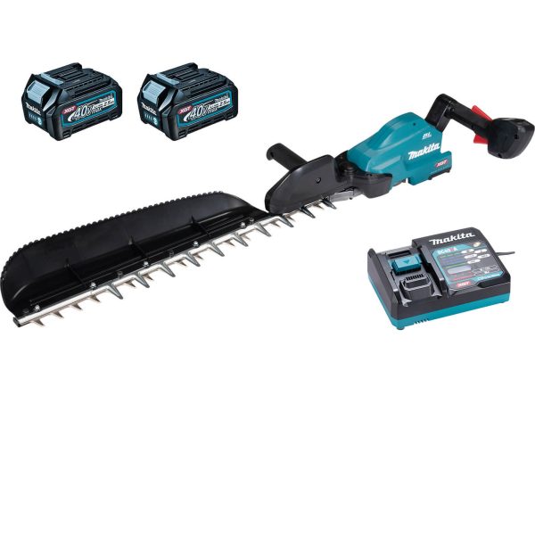 Makita UH013G 40v Max XGT Cordless Brushless Hedge Trimmer 600mm 2 x 2.5ah Li-ion Charger