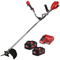 Milwaukee M18 FBCU Fuel 18v Cordless Brushless Brush Cutter 400mm 2 x 8ah Li-ion Charger