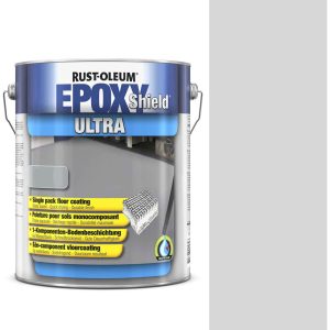 Rust Oleum Epoxy Shield Ultra Floor Coating Paint Light Grey 5l