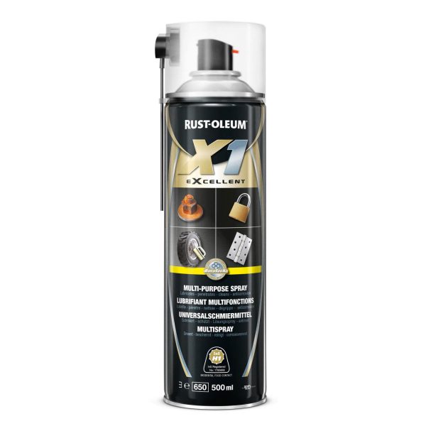 Rust Oleum X1 eXcellent Multi Purpose Lubrication Spray 500ml