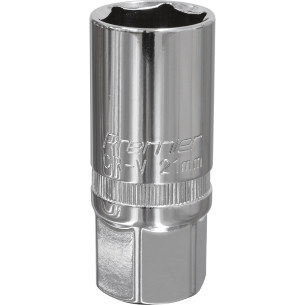 Sealey 1/2" Drive Hexagon Spark Plug Socket Metric