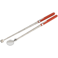 Sealey 2 Piece Telescopic Pick Up and Inspection Mirror Tool Kit