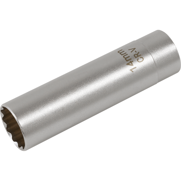 Sealey 3/8" Drive Thin Wall Hexagon Spark Plug Socket Metric 3/8" 14mm