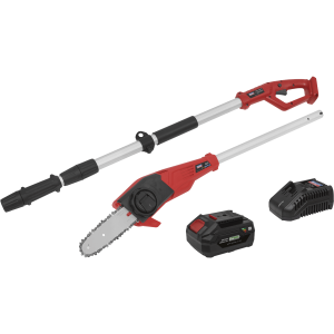 Sealey CP20VTP02 20v Cordless Telescopic Tree Pruner Kit 1 x 4ah Li-ion Charger