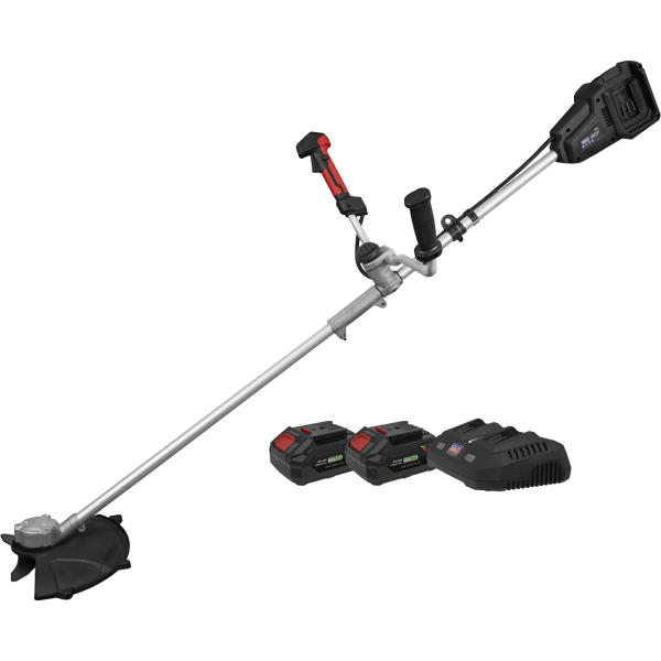 Sealey CP40VBC 40v SV20 Cordless Brush Cutter 350mm 2 x 4ah Li-ion Charger