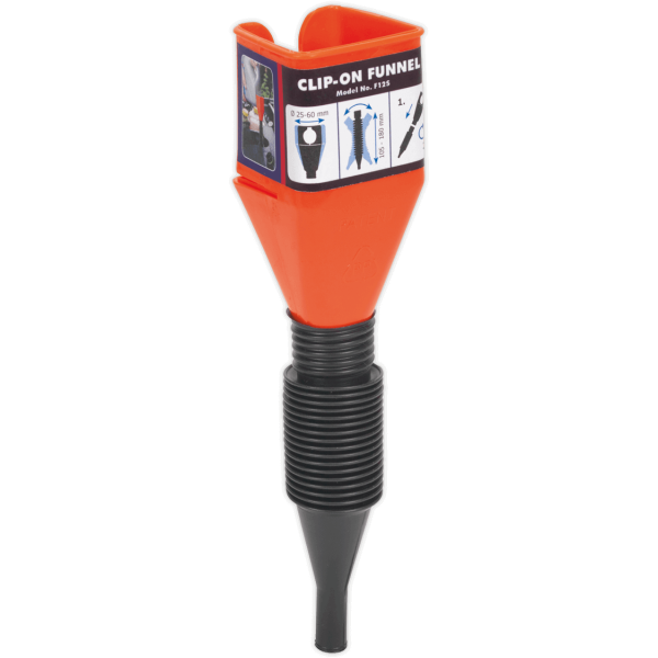 Sealey Clip On Funnel and Flexible Spout