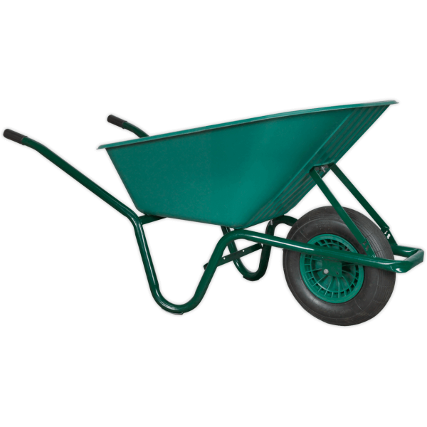 Sealey Heavy Duty Composite Wheelbarrow 85l Green