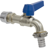 Sealey Nickel Plated Brass Drum Tap and BSP Thread Adaptor