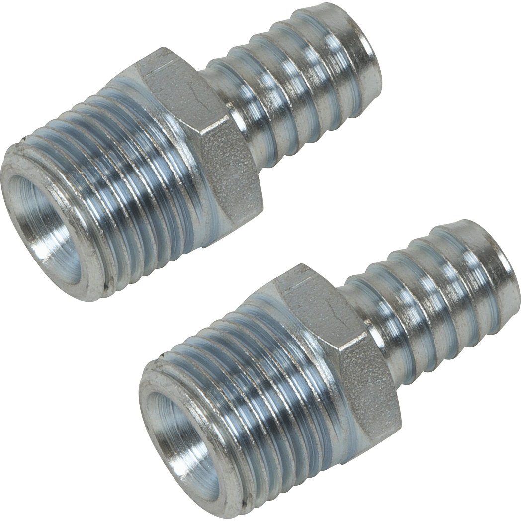 Sealey PCL Screwed Tailpiece 1/2" BSPT 1/2" Pack of 2