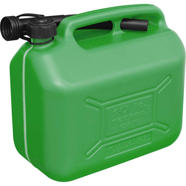 Sealey Plastic Fuel Can 10l Green