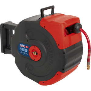 Sealey Retractable Air Line Hose Reel 12.5mm 15m