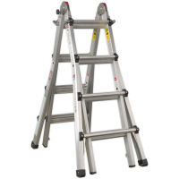 Sealey Telescopic 4 Way Combination Ladder 4.5m