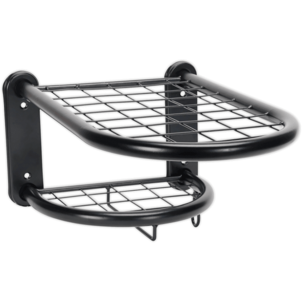Sealey Wall Mount Motorcycle Helmet and Gear Shelf