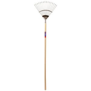 Spear and Jackson Neverbend Stainless Steel Flexo Lawn Rake