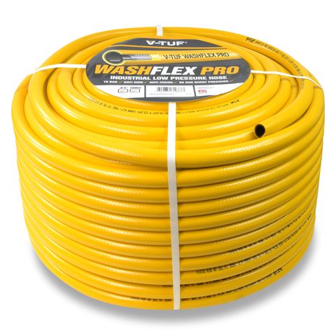 V-TUF V-TUF 100m 3/4" Low Pressure WashFlex Commercial Water Supply Hose