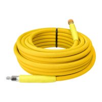 V-TUF V-TUF VTY23820UVYY-HD 20m 3/8 Yellow Hose with MSQ MALE X MSQ FEMALE & Cuffs