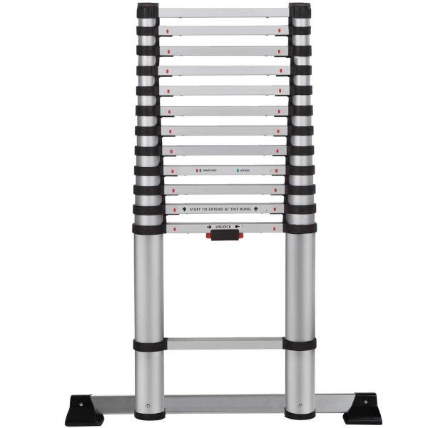 Werner Aluminium Telescopic Ladder 3.8m