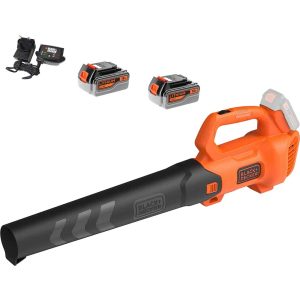Black and Decker BCBL200L 18v Cordless Axial Garden Leaf Blower 2 x 4ah Li-ion Battery Charger