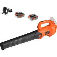 Black and Decker BCBL200L 18v Cordless Axial Garden Leaf Blower 2 x 4ah Li-ion Battery Charger