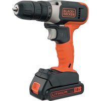 Black and Decker BCD001C 18v Cordless Drill Driver 1 x 1.5ah Li-ion Battery Charger No Case