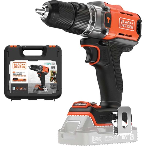 Black and Decker BCD383 18v Cordless Combi Drill