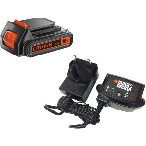 Black and Decker Genuine 18v Li-ion Battery and Charger Pack 1.5ah 240v