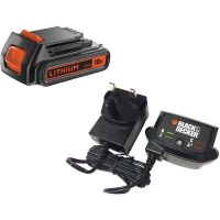 Black and Decker Genuine 18v Li-ion Battery and Charger Pack 1.5ah 240v