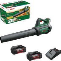 Bosch ADVANCEDLEAFBLOWER 36V-750 Brushless Garden Leaf Blower 2 x 6ah Li-ion Battery Charger