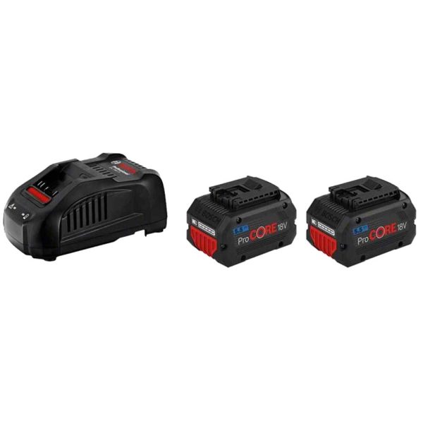Bosch Blue Genuine ProCORE 18v 5.5ah Batteries and Charger Starter Set 5.5ah