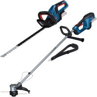 Bosch Professional 18v Cordless Brushless Hedge and Grass Trimmer Kit