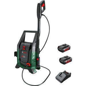 Bosch UNIVERSALAQUATAK 36V-100 36v Cordless Pressure Washer 2 x 2ah Li-ion Battery Charger