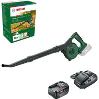 Bosch UNIVERSALLEAFBLOWER 18V-130 P4A 18v Cordless Garden Leaf and Workshop Blower 1 x 4ah Li-ion Battery Charger