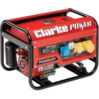 Clarke Clarke PG3800ADV 3kVA Dual Voltage (230/110V) Petrol Generator